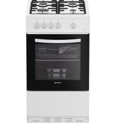 Indesit I5G1KMW gas cooker white, 50cm freestanding cooker, Dalzells