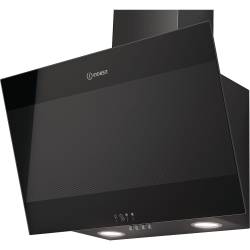 Indesit IHVP66LMK Angled Cooker Hood