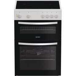 Indesit ITE6VMW electric twin cooker white, 60cm freestanding cooker, Dalzells