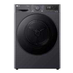 LG FDV709GN 9kg heat pump tumble dryer in Slate Grey front view