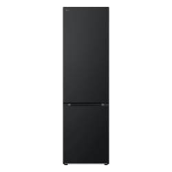 LG GBV5240CEP NatureFRESH™ tall fridge freezer in matte black finish