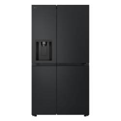 LG GSJC40EPPE side-by-side fridge freezer in matte black with Door-in-Door™