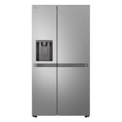 LG GSLC41PYPE side-by-side fridge freezer in Prime Silver finish