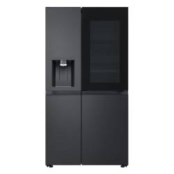 LG GSXE91EVAD InstaView fridge freezer in Essence Black Steel