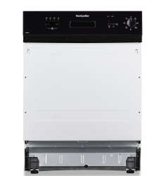 Montpellier MDI655K Semi-integrated Dishwasher - Black