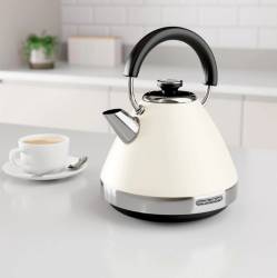 Morphy Richards 100132 1.5 Litres Venture Pyramid Rapid Boil Kettle - Cream