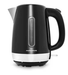 Morphy Richards Equip 1.7L Jug Kettle – Black Stainless Steel with Rapid Boil Technology