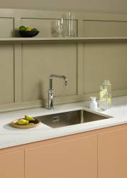 Quooker CFNSCHR Classic Fusion Square Tap in Polished Chrome – 3-in-1 kitchen tap