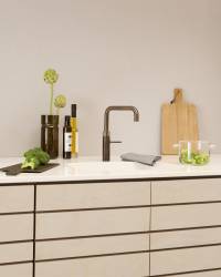 Quooker FNSGME Fusion Square Tap in Gunmetal – 5-in-1 kitchen tap