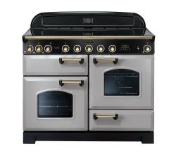 Rangemaster CDL110EIRPB - 110cm Classic Deluxe Electric Induction Royal Pearl Brass Range Cooker 114560