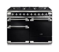 Rangemaster ELS110DFFGB - 110cm Elise Dual Fuel Gloss Black Range Cooker 94200