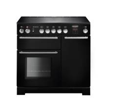 Rangemaster INF90EIBL - 90cm Infusion Electric Induction Black Range Cooker 116460