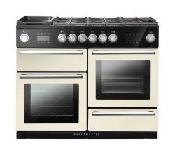Rangemaster NEX110SODFFIVC - 110cm Nexus Steam Dual Fuel Ivory Chrome Range Cooker 119800