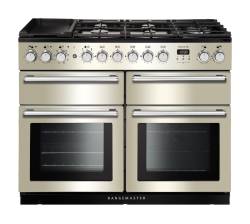 Rangemaster NEXSE110DFFIVC - 110cm Nexus SE Dual Fuel Ivory Chrome Range Cooker 118220