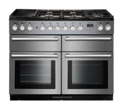 Rangemaster NEXSE110DFFSSC - 110cm Nexus SE Dual Fuel Stainless Steel Chrome Range Cooker 118230