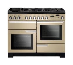 Rangemaster PDL110DFFCRC - 110cm Professional Deluxe Dual Fuel Cream Chrome Range Cooker 97530