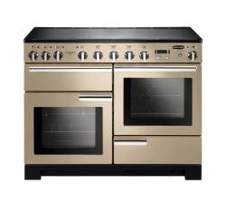 Rangemaster PDL110EICR/C - 110cm Professional Deluxe Electric Induction Cream/Chrome Range Cooker 101560