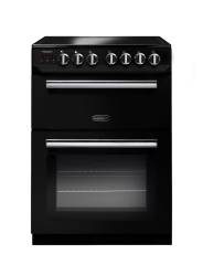 Rangemaster PROP60ECBLC - 60cm Professional + Electric Ceramic Black Chrome Range Cooker 107290