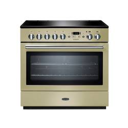 Rangemaster PROP90FXEICRC - 90cm Professional + FX Electric Induction Cream Chrome Range Cooker 96320