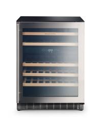 Rangemaster RDZ6046SS 60cm dual-zone wine cabinet in stainless steel with stainless steel trim