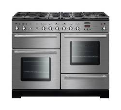 Rangemaster TOLP110DFFSSC  - 110cm Toledo+ Dual Fuel Stainless Steel Chrome Range Cooker