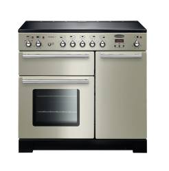Rangemaster Toledo + TOLP90EIIVC - 90cm Electric Induction Ivory Chrome Range Cooker