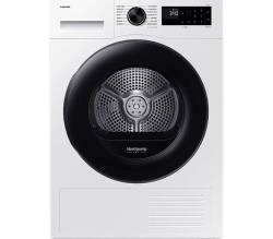 Samsung DV90DG52A0AEEU heat pump tumble dryer white, 9kg capacity, Dalzells
