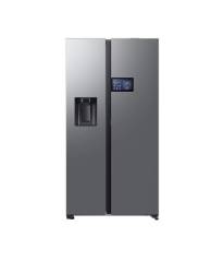 Samsung RS90F64EETEU American fridge freezer silver