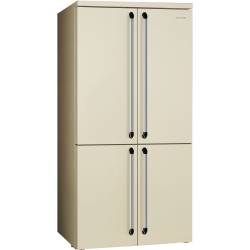 Smeg FQ960P5 American Style Fridge Freezer - Cream