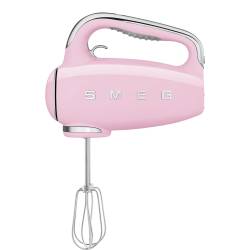 Smeg HMF01PKUK 50s Style Hand Mixer - Pink