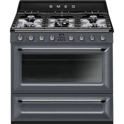 Smeg TR90GR Victoria Single Oven Dual Fuel Range Cooker 