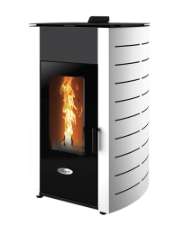 Stanley Solis K2300 White Pellet Stove - K2300-2-SP WHCUR