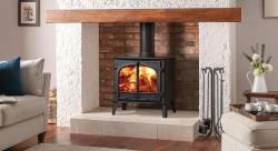 Stockton 11 woodburning Ecodesign stove with Double Doors 1