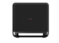 The Sony SASW5_CEK Wireless Subwoofer front view with premium black finish