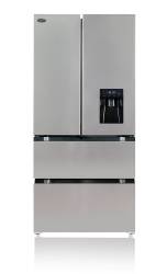 Waterford Appliance French-style American Fridge Freezer - Stainless Steel