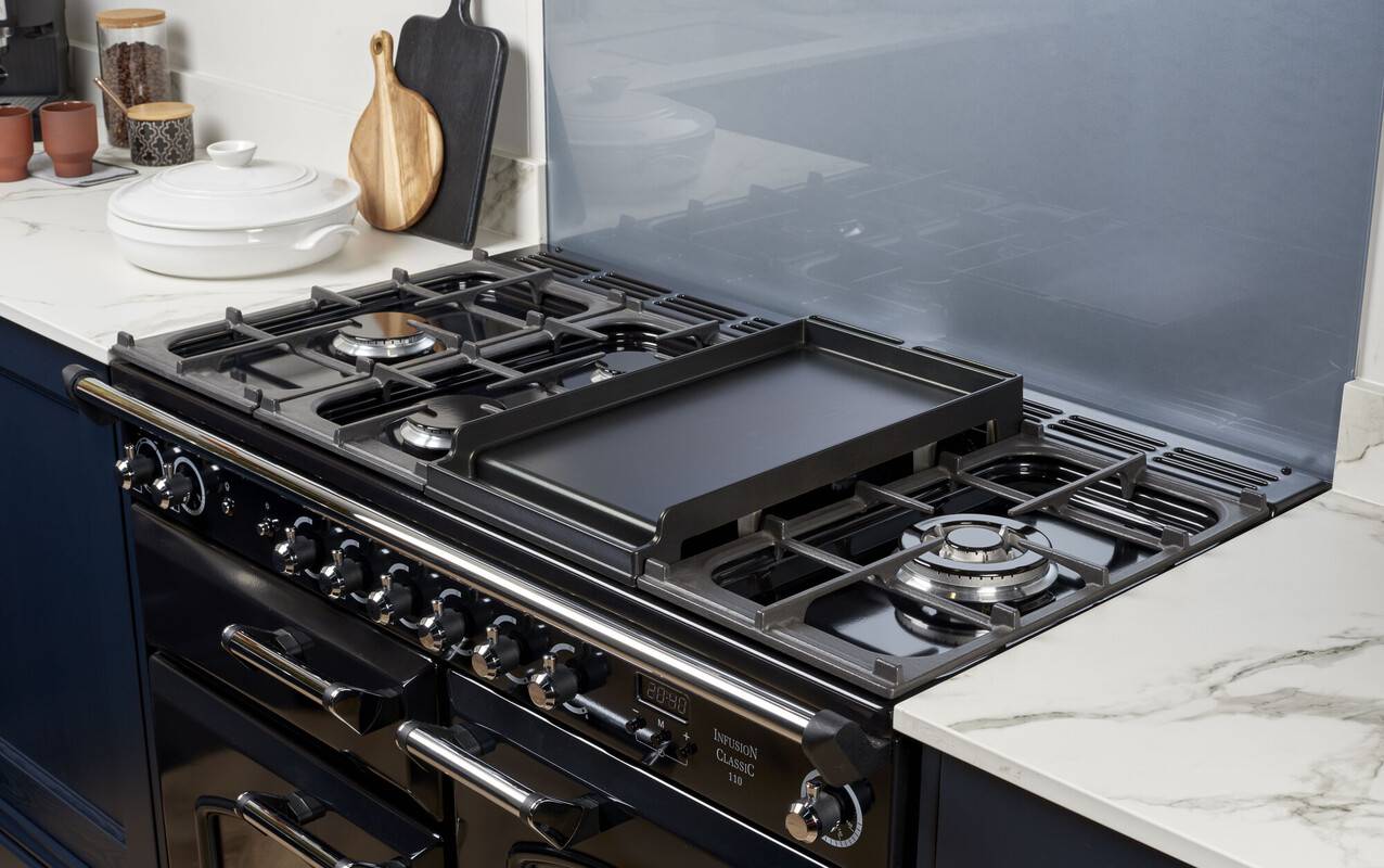 rangemaster infusion inf110eiss 110cm induction stainless steel range cooker