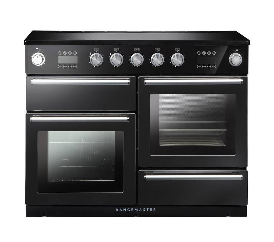 rangemaster infusion inf110eiss 110cm induction stainless steel range cooker