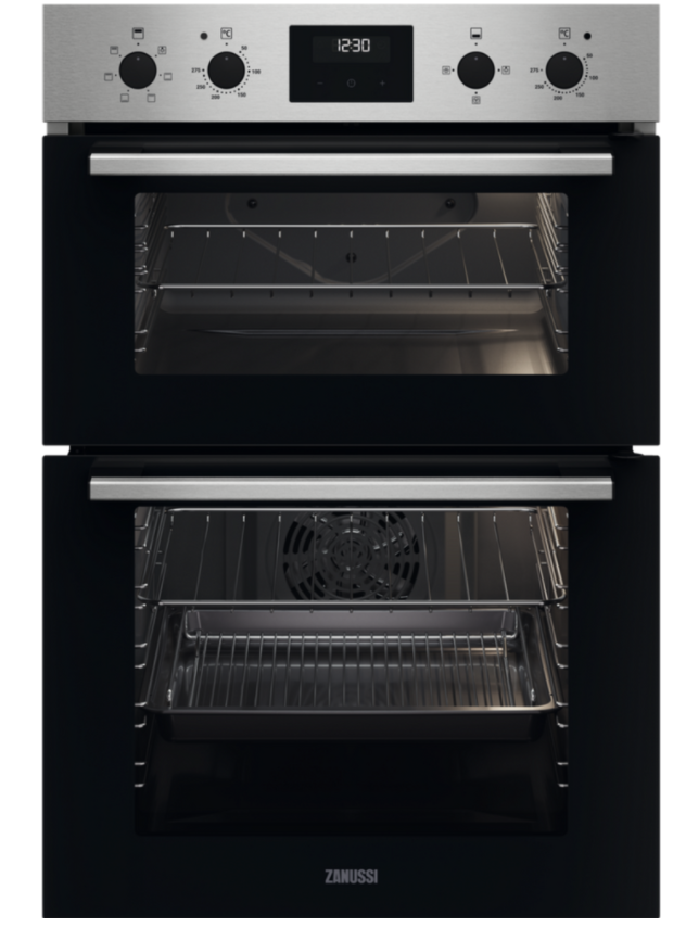built in eye level double oven