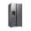 Angled view of the Samsung RS70F64KETEU American Fridge Freezer
