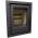 Coniston low dust emissions stove, modern inset multifuel stove black finish