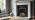 Flavel hearth inset electric fire black and chrome finish