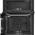 Hotpoint HDG6GDCW gas cooker with double ovens and LPG kit