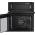 Hotpoint freestanding dual fuel cooker with double ovens and gas hob