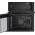 Hotpoint freestanding inox electric cooker with Air Fry tray and catalytic liners