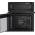 Hotpoint induction hob cooker with double ovens and Multiflow technology