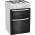 Indesit white gas cooker with double oven and grill