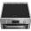 Inox Hotpoint induction cooker with double ovens and induction hob