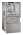 Liebherr French door fridge freezer open showing spacious interior storage