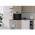 Lifestyle image of Indesit IO278P1XUK installed in a modern stainless steel kitchen