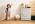 Lifestyle view of the NordMende TDC73WH condenser dryer 